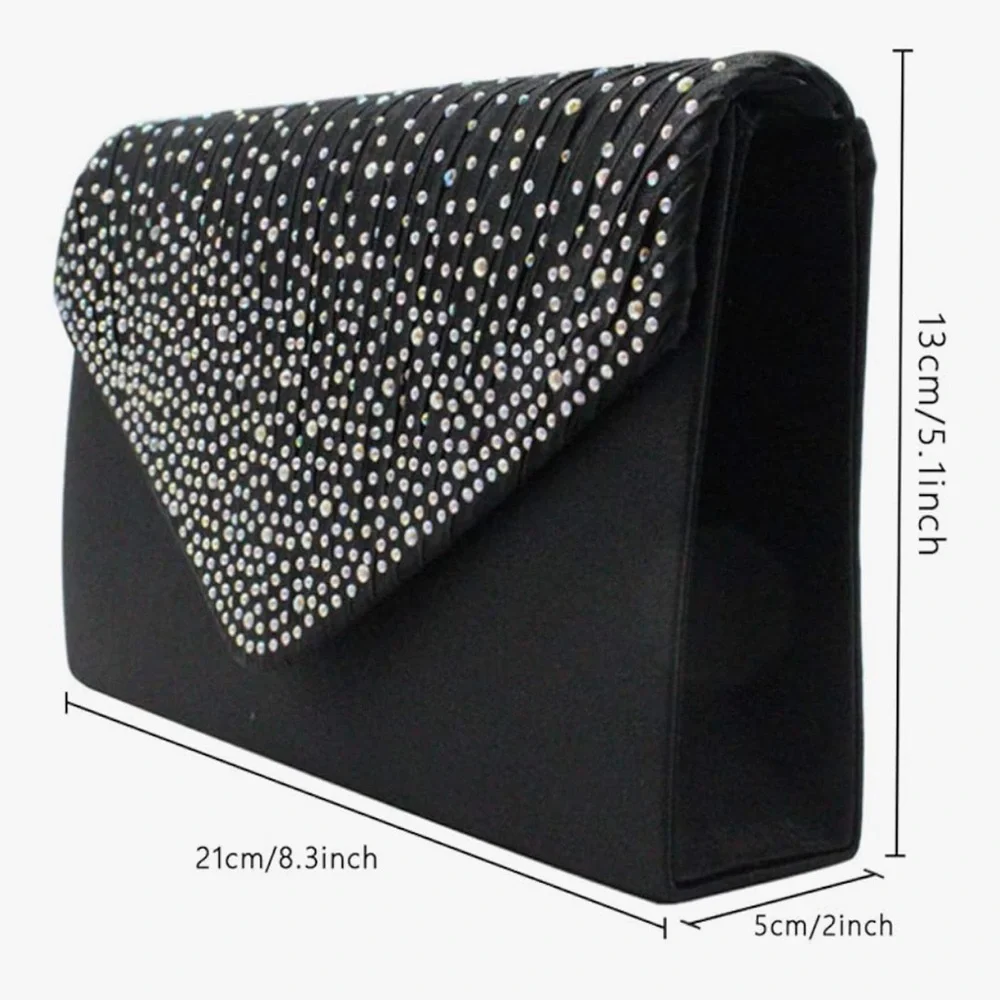 🆕 Ladies Evening Handbags Bridal Wedding Bag Handbag - Picture 2 of 7